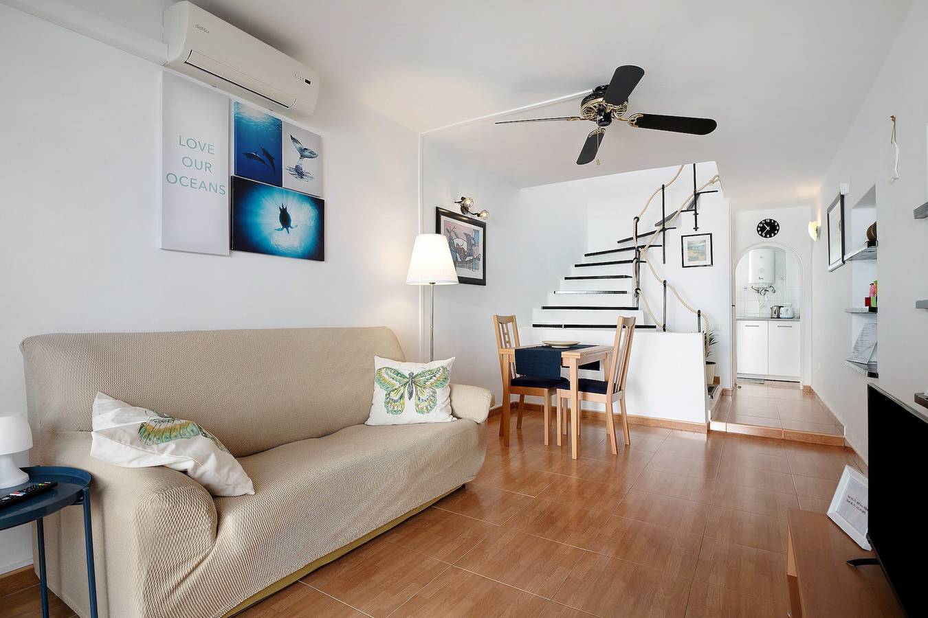 "Casa Gofio" Appartement op slechts 150 m van het strand met zeezicht, airco & Wifi, foto 6