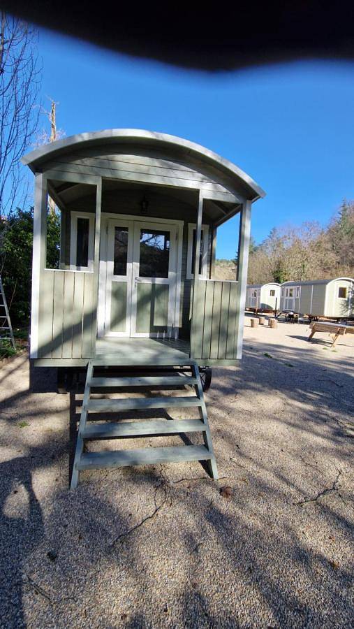 Tente pour 2 personnes, avec vue ainsi que piscine et jardin dans l' Aveyron - 3