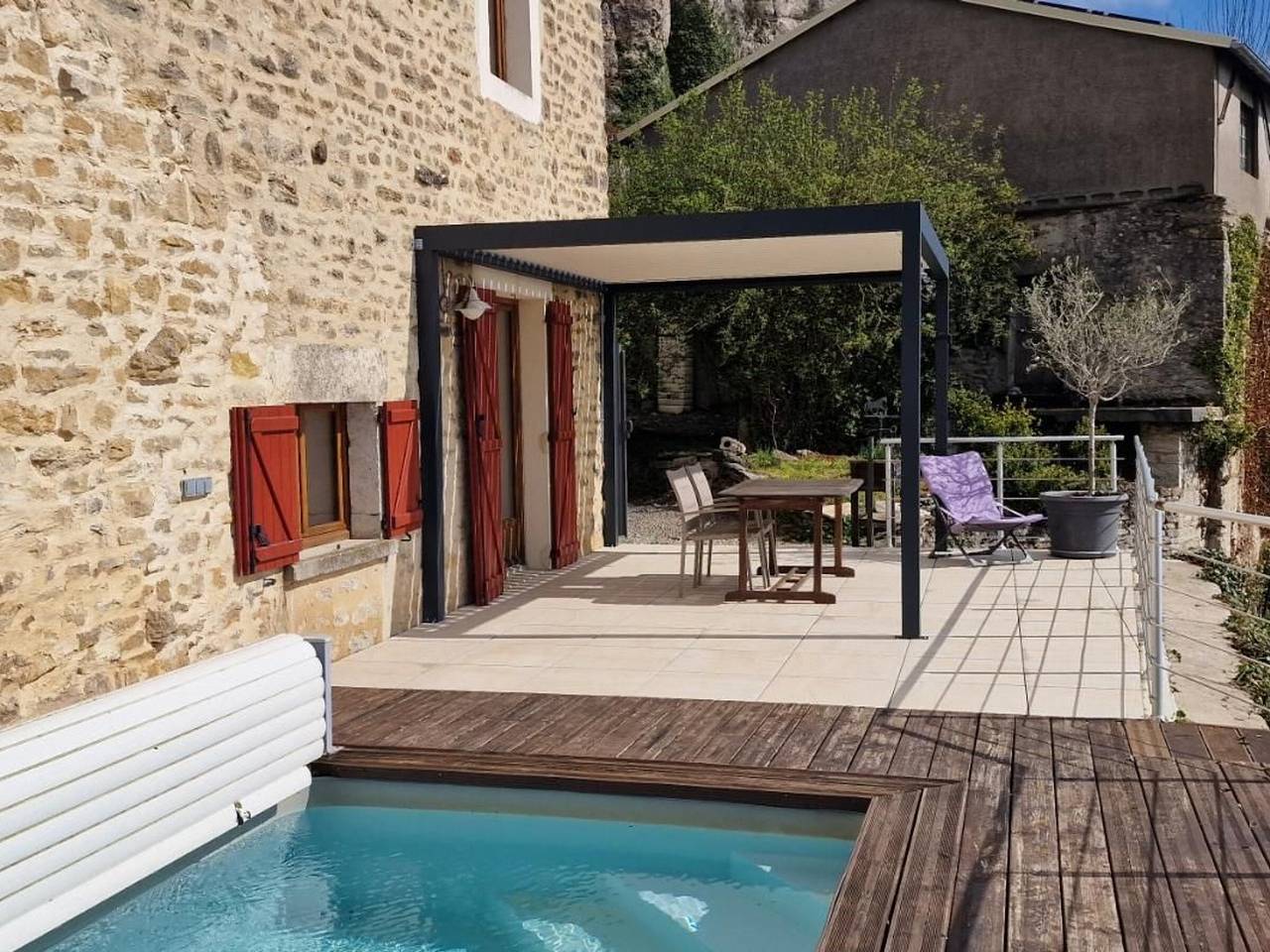 Ökologisches Haus mit Pool und Klimaanlage in Beaune und Umgebung