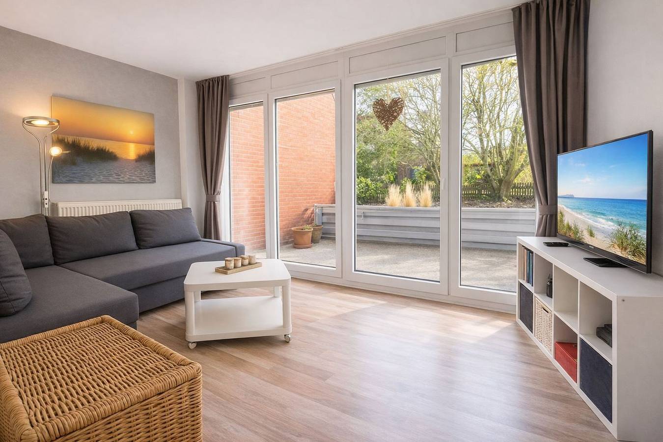 Ganze Wohnung, Apartment Strandlust – Komfort in Strandnähe mit Terrasse und Privatparkplatz in Horumersiel, Wangerland