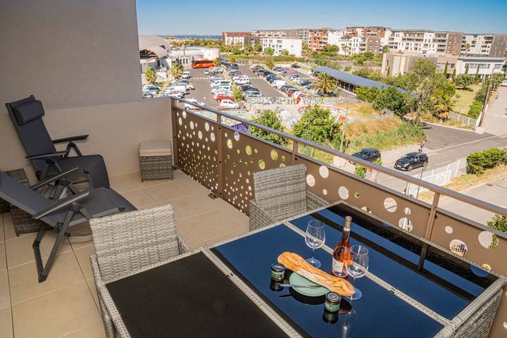 Ferienwohnung für 2 Personen, mit Terrasse in Sete - 2