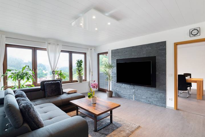 Ferienwohnung für 6 Personen, mit Balkon und Garten sowie Sauna in Baden-Württemberg