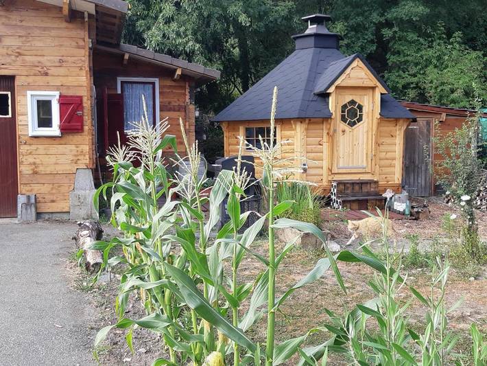 Maison de vacances pour 4 personnes, avec vue sur le lac et jardin, animaux acceptés