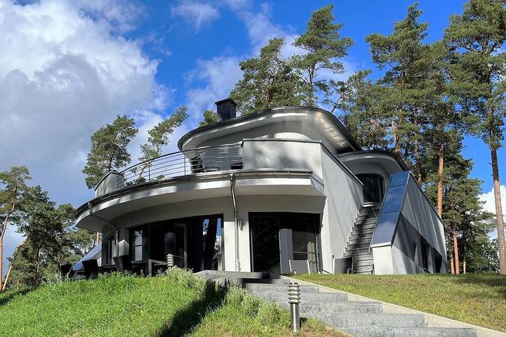 Ferienhaus für 8 Personen, mit Garten und Balkon sowie Sauna in Lychen