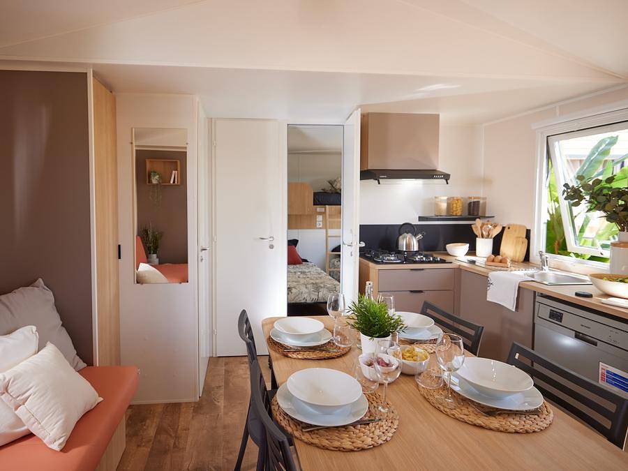 Flower Camping Les Micocouliers - Mobilheim 6 personen - 3 Schlafzimmer - neues Mobilheim in Graveson, Arles und Umgebung