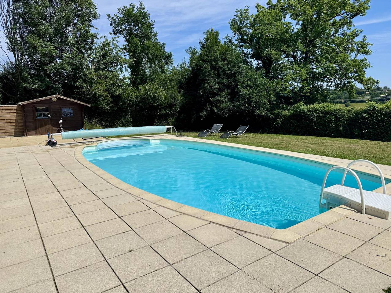 La Longère 1750 30pers Hambye, piscine grand jardin in Hambye, Région de Coutances