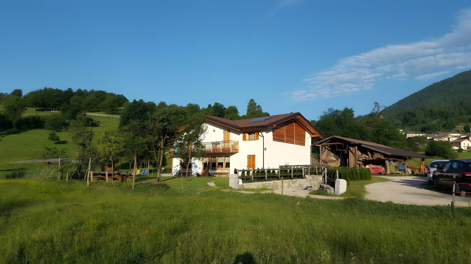 Zimmer 'Agritur Dalcastagnè Stella Alpina' mit Bergblick, Gemeinschaftsterrasse & Wlan in Torcegno, Valsugana