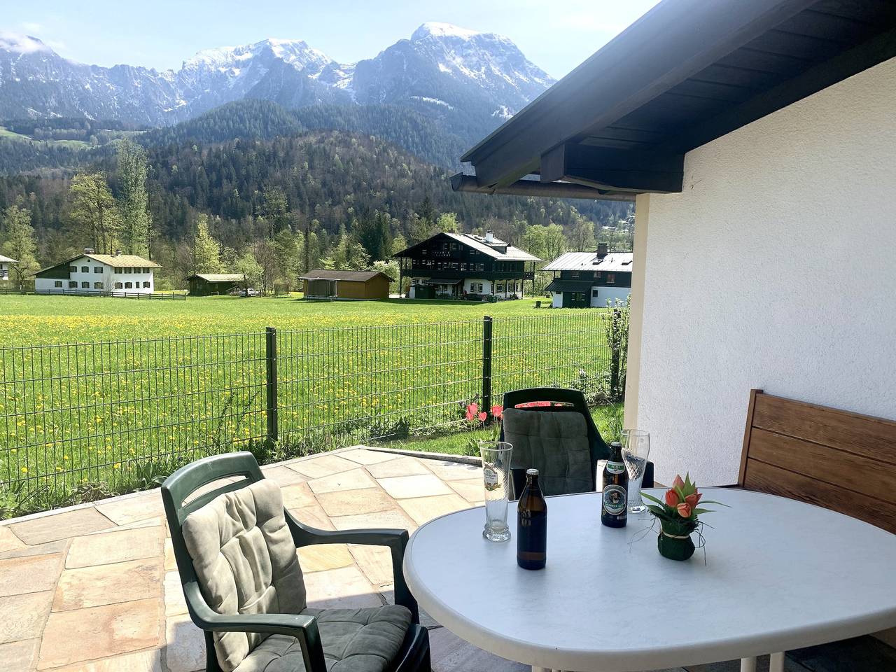 Ganze Ferienwohnung, Ferienbungalow Heidi - Ferienbungalow 2-4 Personen, 75 qm, mit 2 separaten Schlafzimmern und Terrasse in Schönau am Königssee, Berchtesgadener Alpen