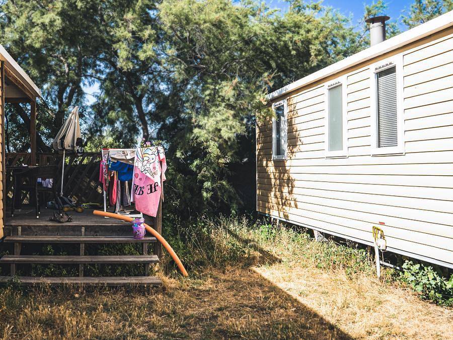 Camping U pezzo - Mobilhome 6 personas - 2 habitaciones para 4/6 personas in Saint-Florent, Region de Calvi