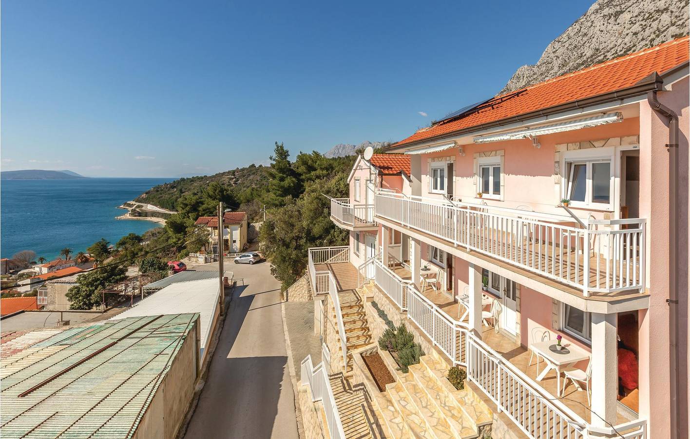 Ganze Ferienwohnung, Ferienwohnung für 3 Personen mit Pool in Podaca, Makarska Riviera