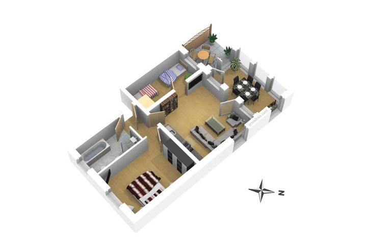 Villa für 4 Personen, mit Terrasse und Garten auf Usedom - 4