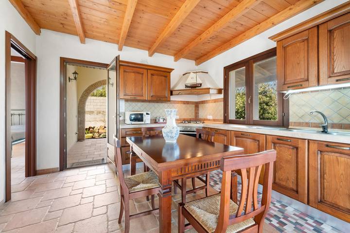 Villa “Is Sorrisi” with private veranda two km from the sea in Gonnesa, Iglesiente