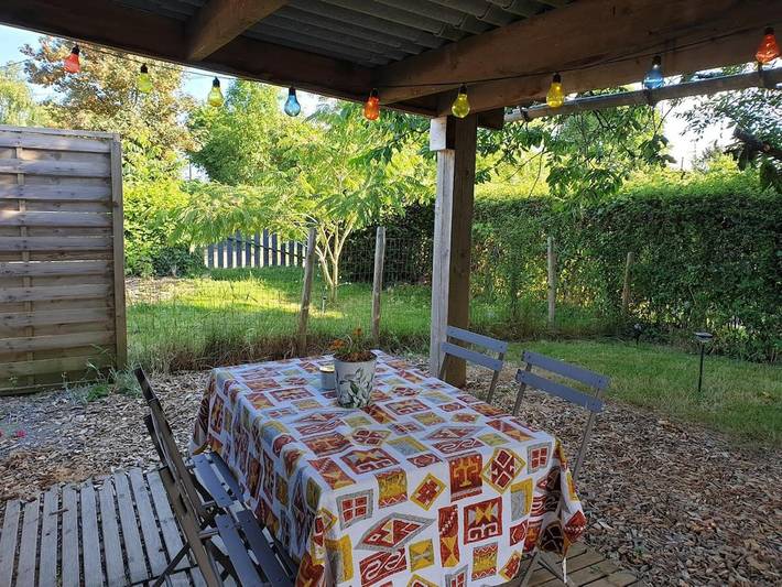 Maison de vacances pour 3 personnes, avec jardin et terrasse, animaux acceptés