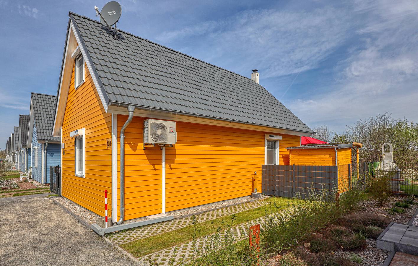 Gemütliche 67 m² große Wohnung mit Terrasse, WLAN und Parkplatz in der Nähe der Eisschleuse in Zerpenschleuse, Wandlitz