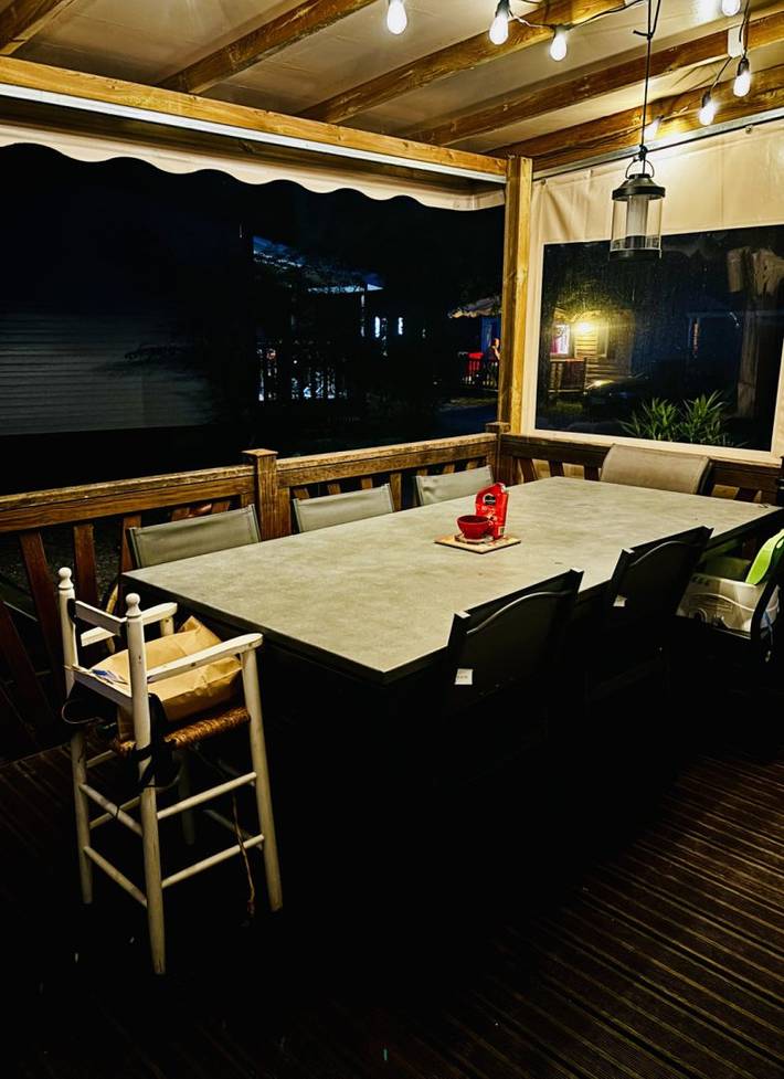 Mobil home pour 6 personnes, avec piscine ainsi que terrasse et jardin à Onesse-Laharie - 4