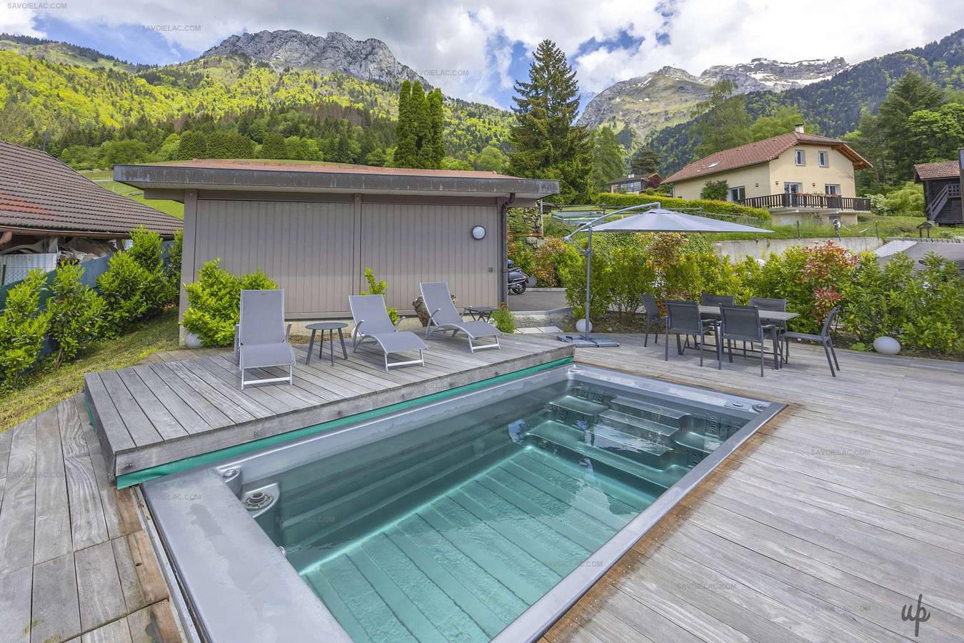 Casa de vacaciones para 12 personas con piscina in Talloires-Montmin, Región de Annecy