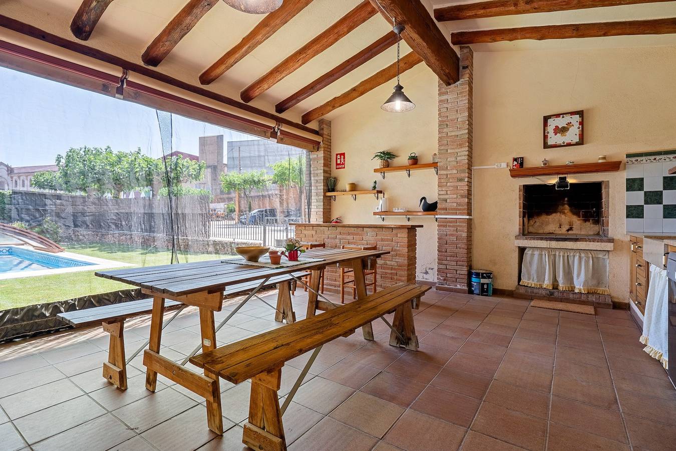 Casa rural 'Pont' con vistas a la montaña, piscina privada y Wi-Fi in Vilarrodona, Alto Campo