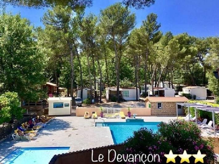 Camping Le Devancon - Mobilheim 4 personen - Komfort Irm Mercure 4 pers 2 Zi. in Peynier, Mittelmeerküste (Frankreich)