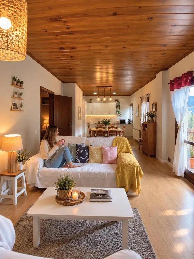 Appartement de vacances pour 4 personnes, avec piscine ainsi que vue et jardin - 1
