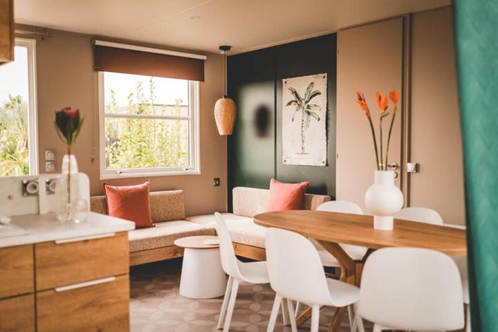Ferienhaus für 6 Personen, mit Terrasse und Sauna sowie Seeblick in Lübbenau