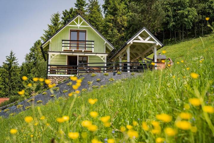 Dom dla 5 osób, z taras i ogród oraz widok, zwierzęta dozwolone - 1