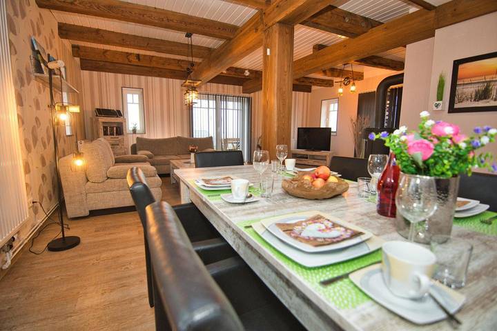 Ferienhaus "Hafenblick" für 6 Personen und 3 Haustiere. in Sundhagen, Stralsund Umland