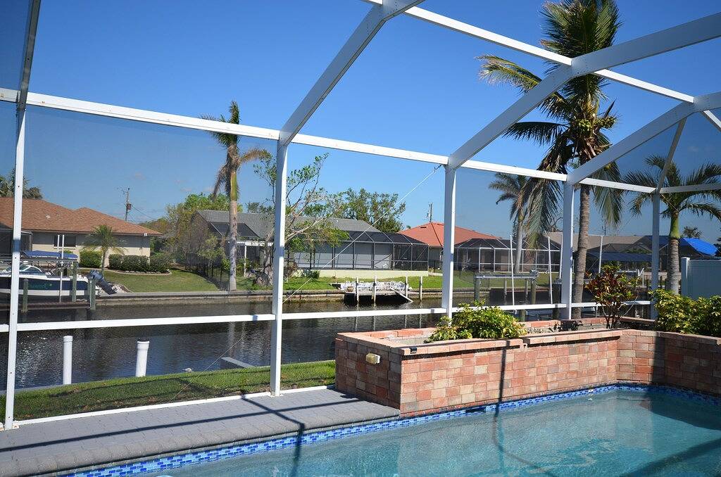 Heated Pool Home on a Canal in Cape Coral, Southwest Florida