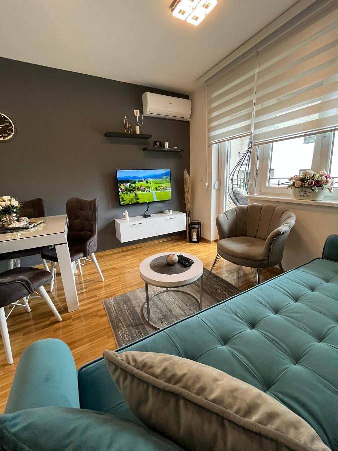 Appartement de vacances pour 4 personnes, avec jardin et vue