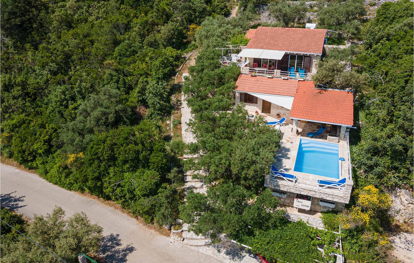 Feriehus for 8 personer med terrasse in Blato, Korcula