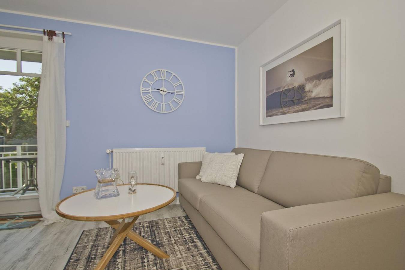 Ganze Wohnung, Moderne Ferienwohnung mit Balkon, Meerblick - Ferienresidenz Zwei Boddenfewo 1-2 in Lietzow, Bergen auf Rügen und Umgebung