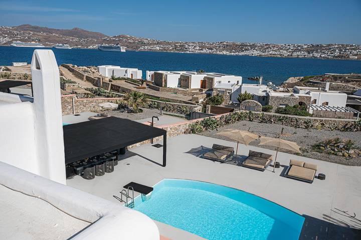 Villa voor 10 personen, with whirlpool and tuin as well as terras op Mykonos