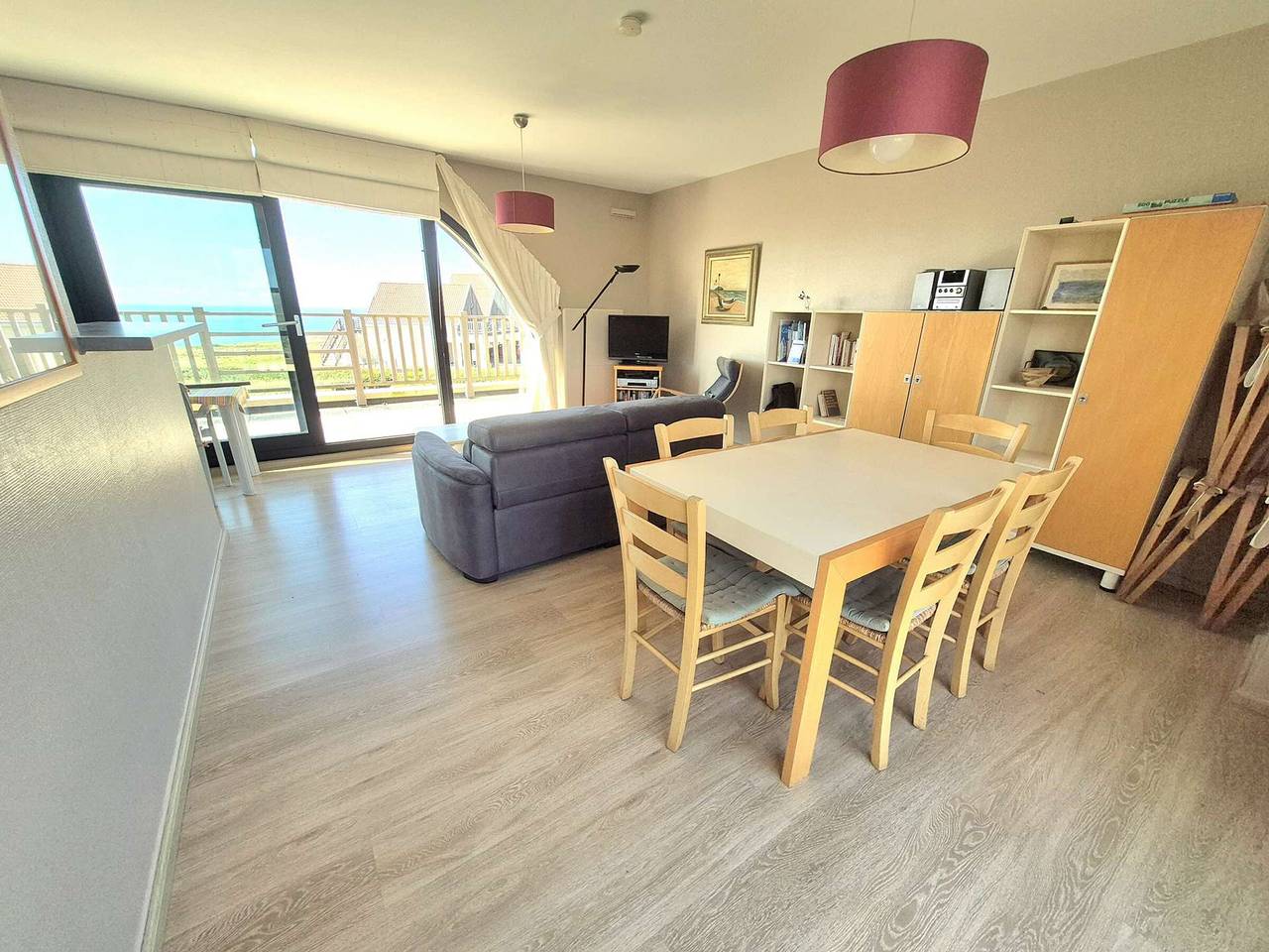 Ganze Wohnung, Familien-Duplex mit Balkonen, Terrassen und Parkplatz in Wimereux, Boulogne-sur-Mer und Umgebung