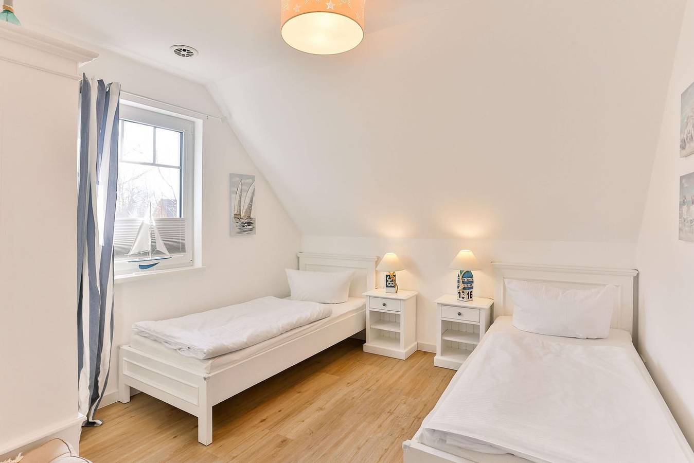 Ganze Wohnung, Harmonie -  Balkon, Grillecke, Sauna, Boddennah, Ostsee 6km entfernt in Born a. Darß, Born am Darß
