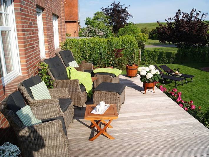 Ferienhaus für 2 Personen, mit Terrasse und Garten in Grünendeich - 2