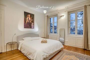 Maison d’hôte pour 2 personnes, avec terrasse ainsi que jardin et vue dans Gex