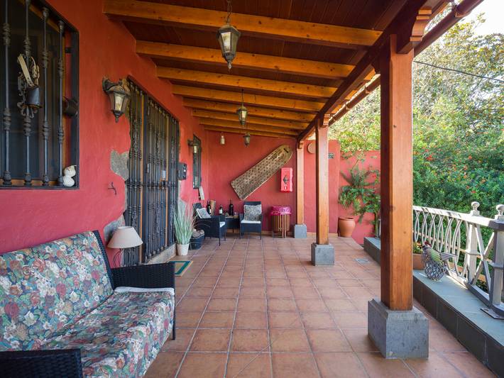 Casa rural para 6 personas, con terraza y jardín, Se admiten mascotas en Valleseco - 2