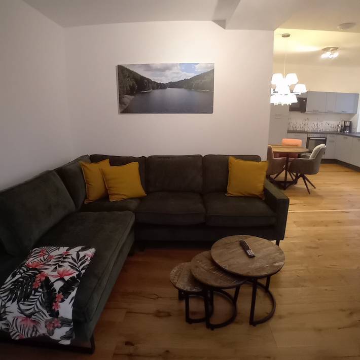 Ganze Wohnung, Ferienwohnung 'C' mit Bergblick, Gemeinschaftsgarten und Wi-Fi in Lauscha, Rennsteig