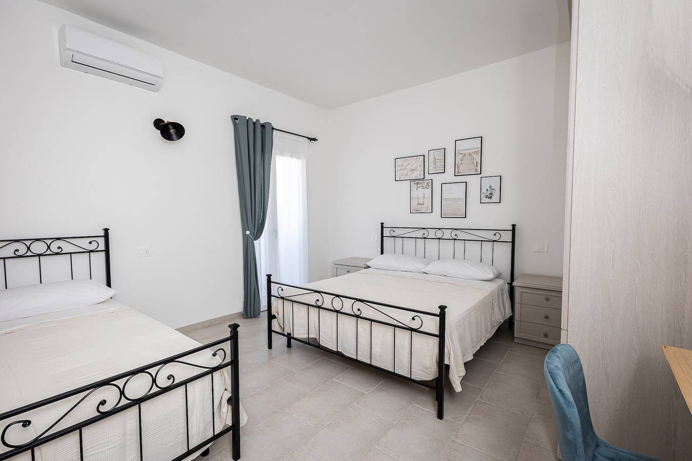Room 'Le Dimore Di Nonna Nina - 3' with Shared Terrace, Wi-Fi and Air Conditioning in Taviano, Gulf of Taranto