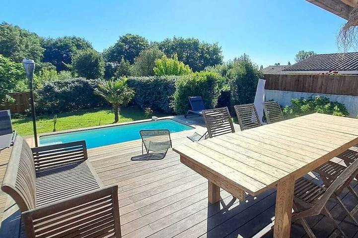 Maison de vacances pour 10 personnes, avec jardin à Soulac-sur-Mer
