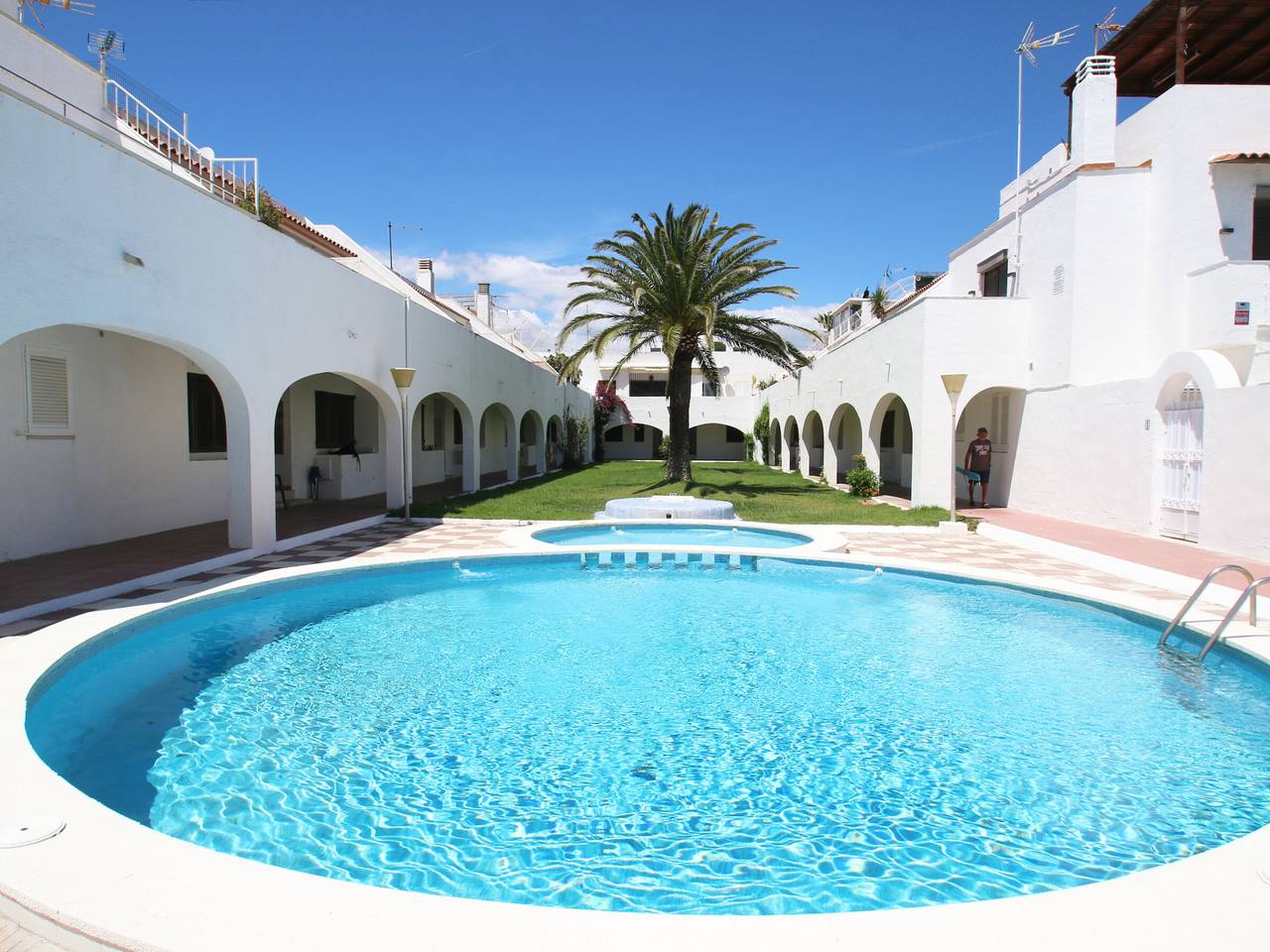 Casa mediterránea con vista al mar, Ac - 6 pers. in Parque de Montroig, Costa Dorada