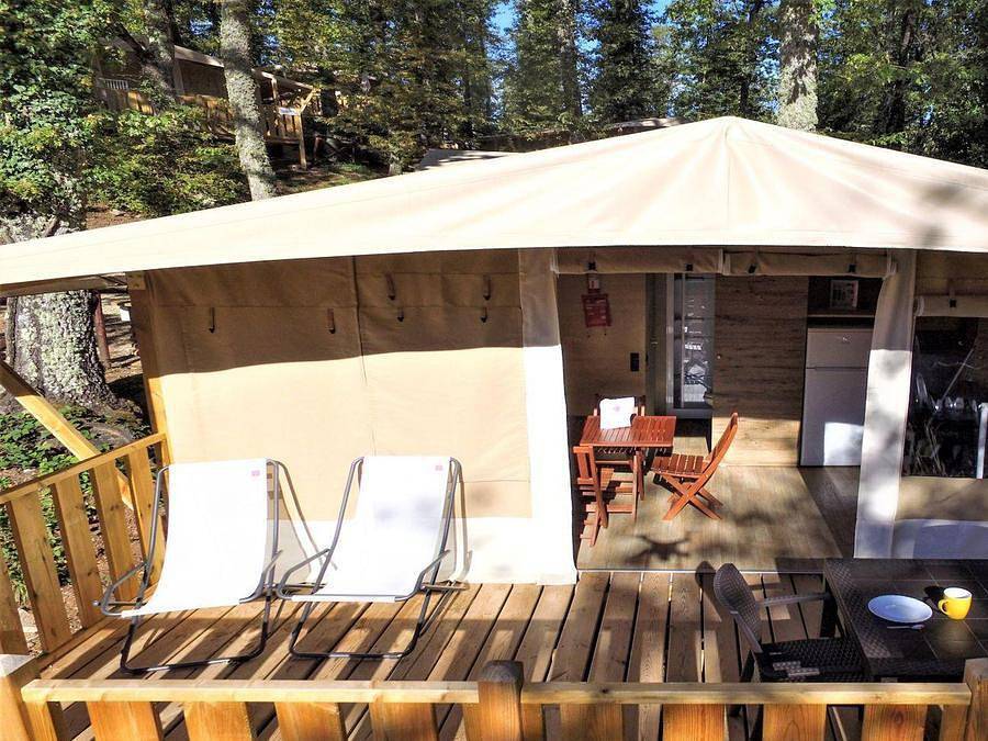 Chianti Glamping Resort - Safarizelt 5 personen - Lodgetent Deluxe in Chianti