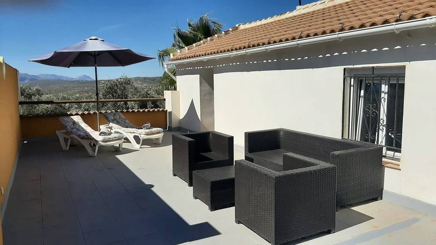 Casa Rural 'Cortijo Ramoncillos' con Vistas a la Montaña, Terraza Privada y Wi-Fi in Villanueva del Trabuco, Provincia de Málaga