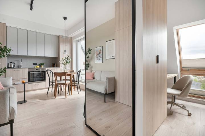 Ganze Wohnung, Cozy Apartment with a Balcony | Parking | Desk in Bromberg, Kujawien-Pommern