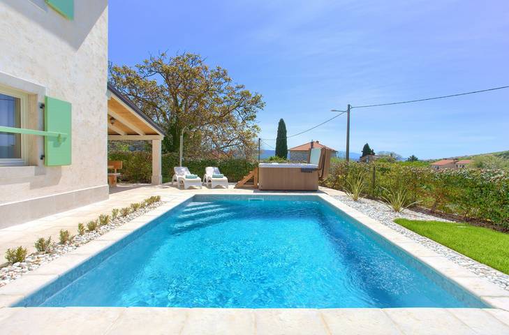 Villa pour 8 personnes avec terrasse in Ville de Krk, Krk