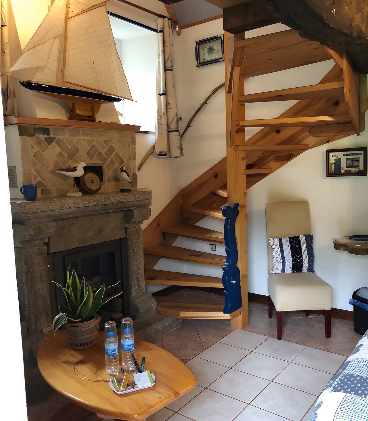 Maison d’hôtes « Chambre Marine » avec terrasse partagée, jardin partagé et Wi-Fi in Lannion, Région de Lannion