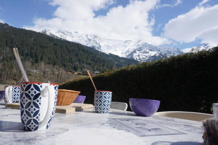 Chalet pour 6 personnes, avec terrasse et vue, animaux acceptés à Les Contamines-Montjoie - 4