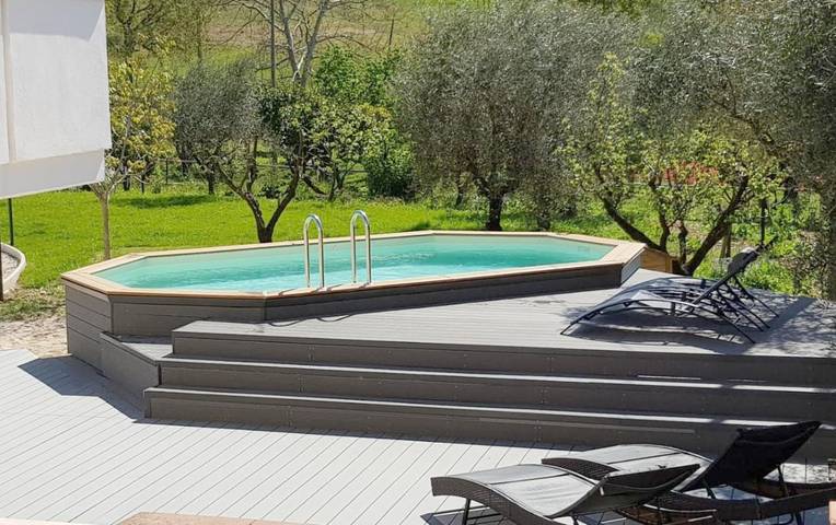Casa vacanza per 6 persone, con Balcone e Terrazza nonché Giardino e Piscina a Spigno Saturnia