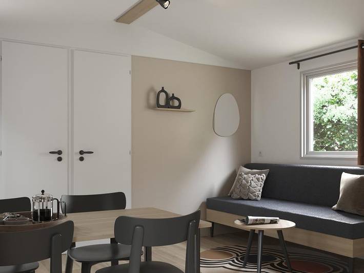 Mobil home pour 4 personnes, avec bassin pour enfant à Le Grand-Serre - 3