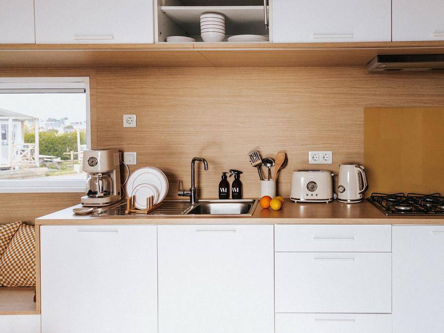 Camping Liberté Landrellec - Mobilheim 4 personen - Prestige Meerblick in Landrellec, Pleumeur-Bodou