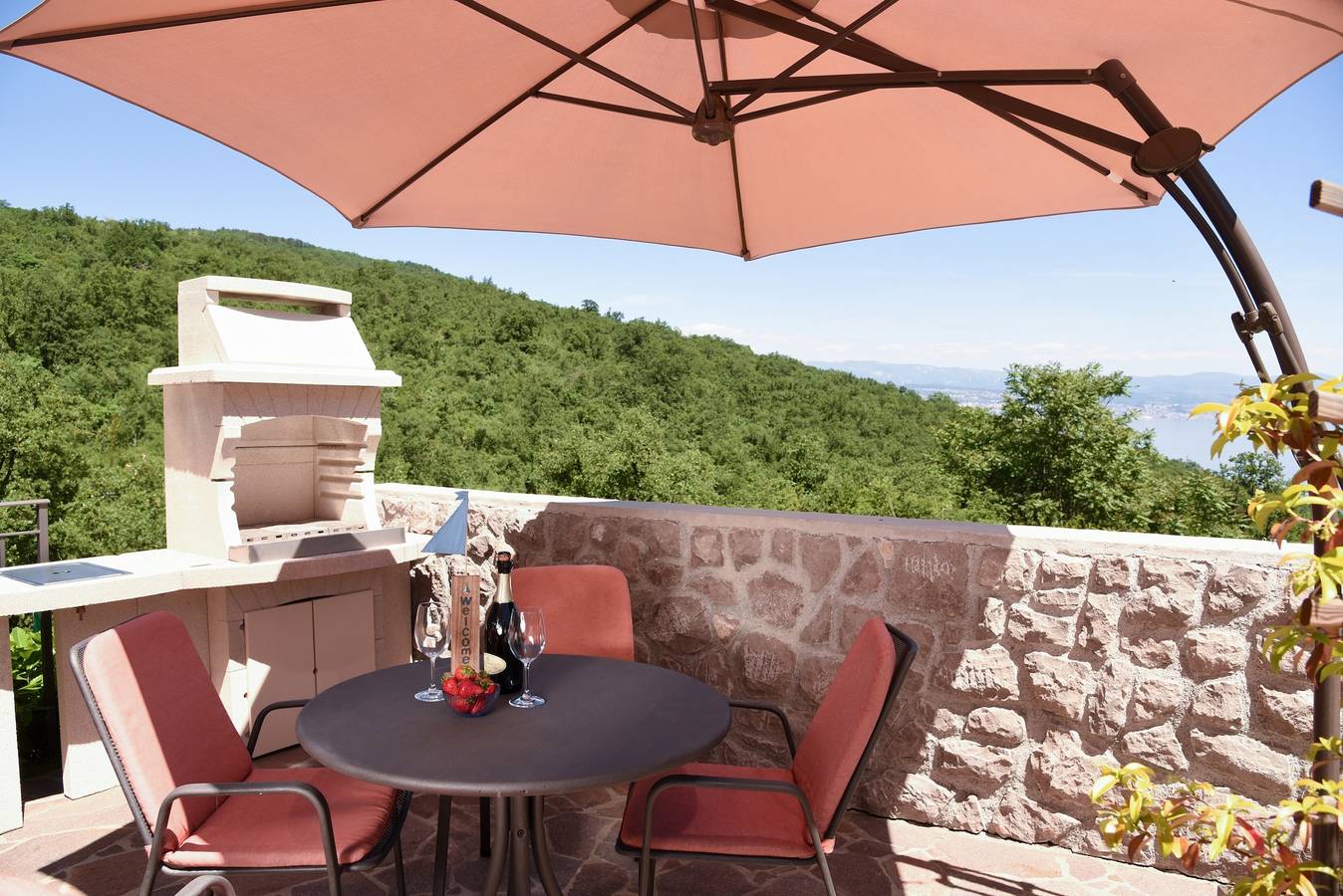 Cały apartament, Apartamenty typu studio z tarasem i widokiem na morze Icici, Opatija As-7885-a in Icici, Opatija Riviera
